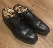 Allen Edmonds Park Avenue Black Leather Cap Toe Oxford Dress Shoes