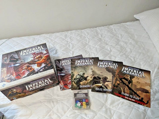 Star Wars Imperial Assault in excellent condition. 95% unpunched w/extra dice