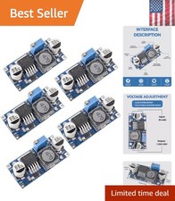 5 Pack LM2596 DC to DC Buck Converter 3.0-40V to 1.5-35V Adjustable Voltage R...
