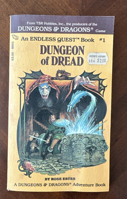Dungeons & Dragons Endless Quest #1 DUNGEON OF DREAD CYOA 1982