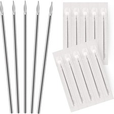 BodyJ4You 10PC Curved Piercing Needles 10 Count Pack of 1 , 20 Gauge