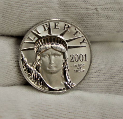 2001 US Platinum Eagle (SOL) 1/2 oz $50 Nice Unc..