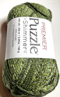 PREMIER YARNS - PUZZLE SHIMMER  1pk. MAZE  SHIMMER. I Combine Ship. SEE DETAILS