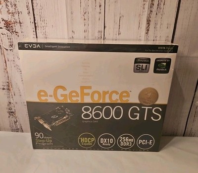 New Sealed EVGA NVIDIA GeForce 8600 GTS (256-P2-N761-AR) 256 MB GDDR3 