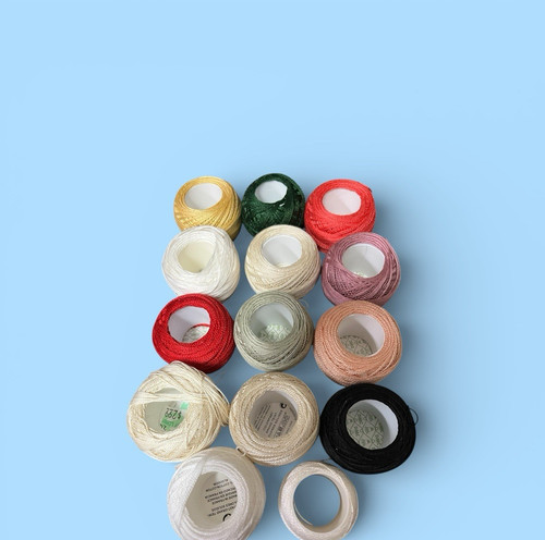 14 Balls DMC Craft Thread Embroidery 100% Cotton Multicolor Crochet Needlepoint
