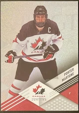 Porter Martone (RC) 2024 Upper Deck Team Canada Juniors #59 Patterned Foilboard
