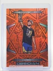 STEPHEN CURRY 2024-25 OBSIDIAN BASKETBALL ORANGE ETCH WARRIORS /125 Q5118