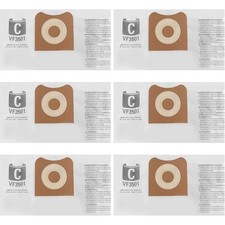 3-15 Pack VF3501 Dust Bags Size C Compatible for Ridgid  Workshop 3-4.5 Gallon
