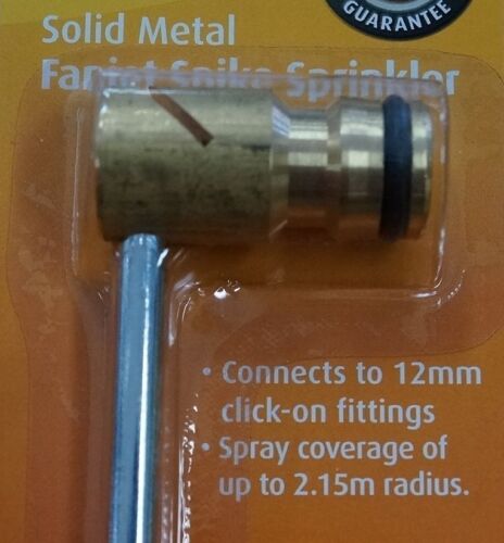 Neta Solid Metal Fanjet Spike Sprinkler Brass - Picture 3 of 4