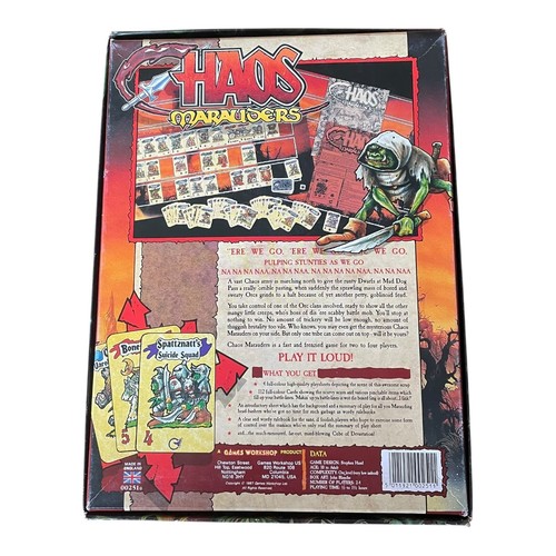 Chaos Marauders Board Game by Games Workshop (1987) - Vintage/Complete/Boxed π - Foto 2 di 14