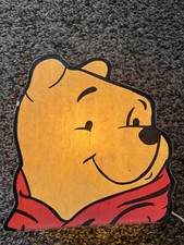 Disney Winnie the Pooh Head Shaped Paper Lamp Night Light Nursery Room Decor