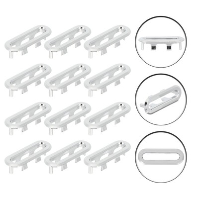  12 Pcs Stopper Waschbecken Abfluss Zubehör Überlaufgitterabdeckung