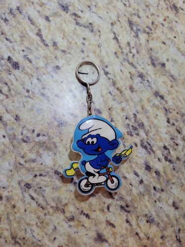 Vintage Smurf Toy Riding Bike Pull String & Waves A Flag | eBay