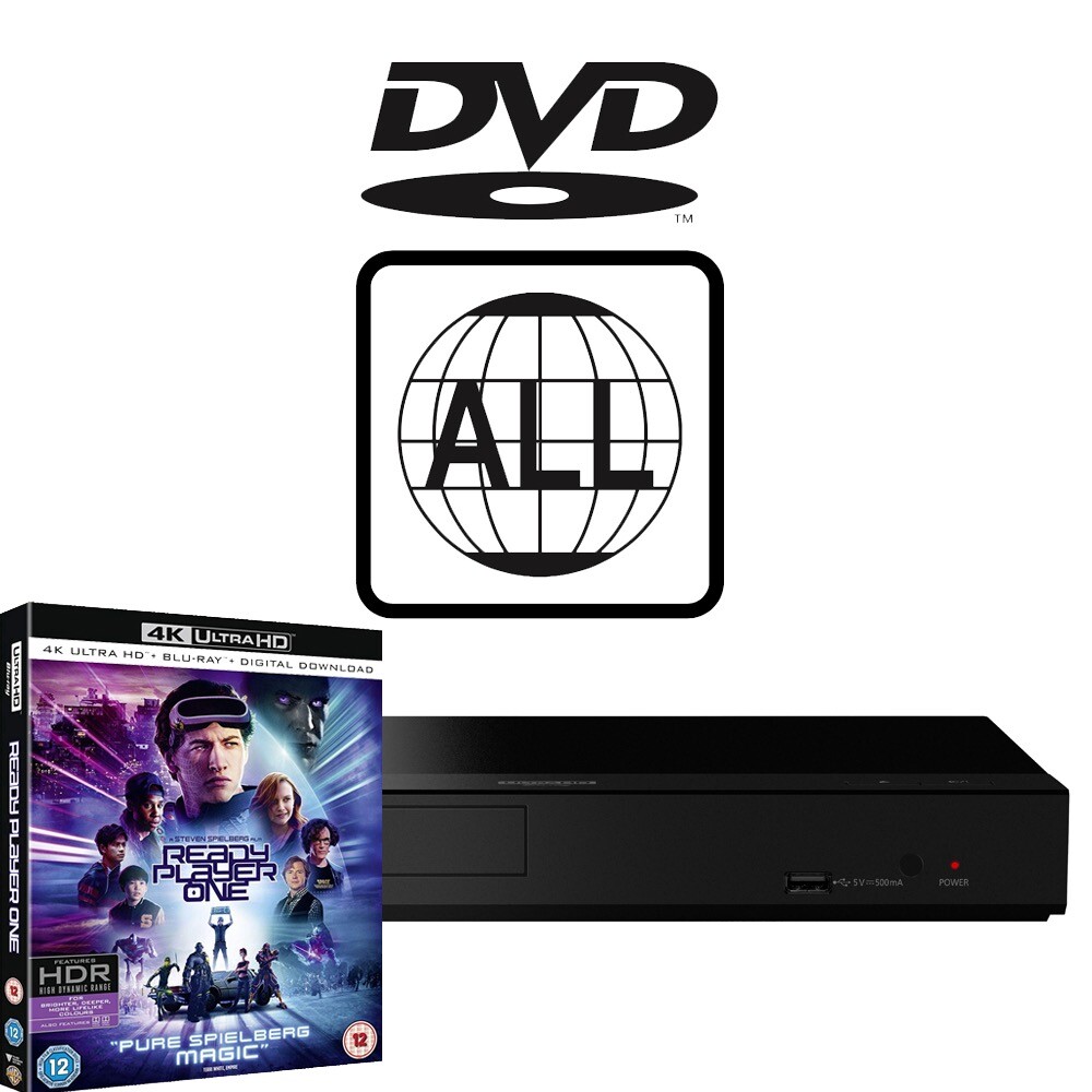 Panasonic Blu-ray Player DP-UB150 MultiRegion for DVD 4K & Ready Player One UHD