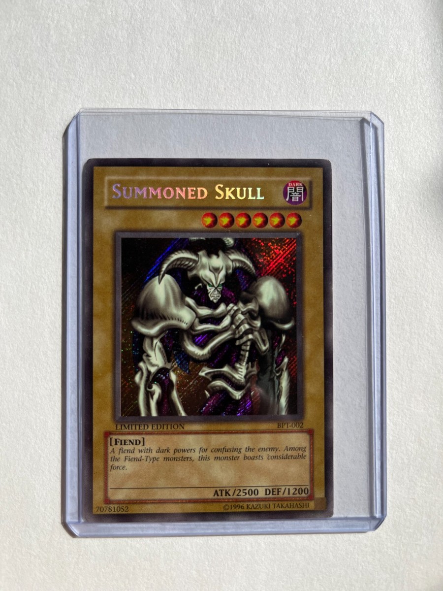Yugioh - Summoned Skull - BPT-002 - Limited Edition Secret Rare | eBay