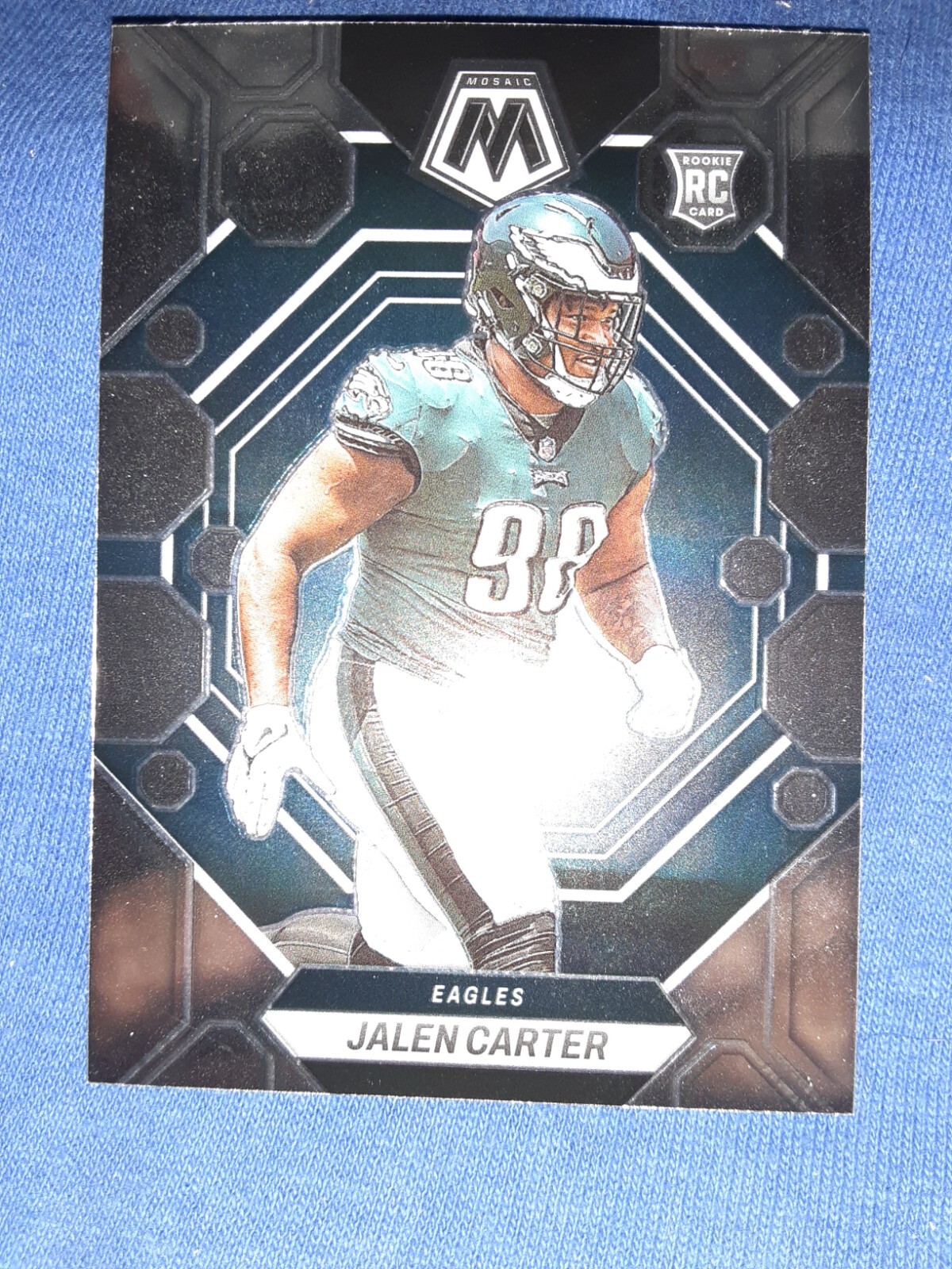 2023 Jalen Carter Rookie Mosaic Base Philadelphia Eagles RC Panini Card #328 NFL