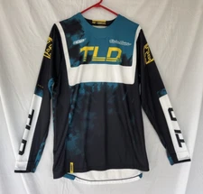 Troy Lee Designs TLD Mens GP Motocross Jersey Astro Black Yellow Medium CLOSEOUT