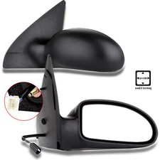 Rh Right Passenger Side View Mirror For 2000-2007 Ford Focus Black Cover Power