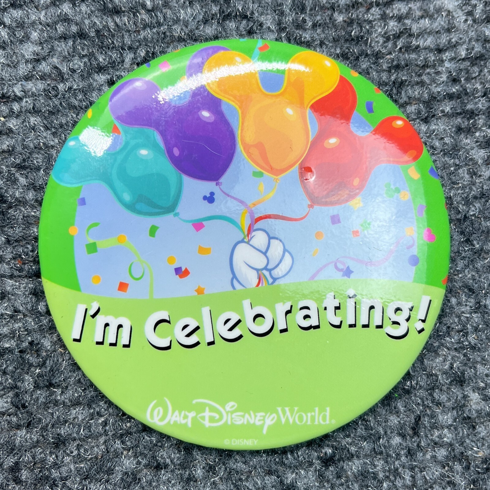 Disney World Birthday Celebration Collectible Mickey Mouse Pin