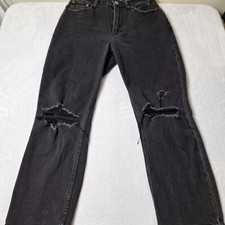 ABERCROMBIE  FITCH Curve Love The Ankle Straight Ultra High Rise Jeans Sz 25/0S