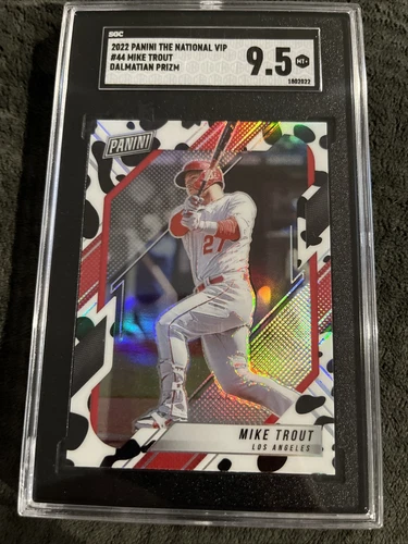 2022 Panini NSCC National VIP Party - DALMATION PRIZM SSP - MIKE TROUT SGC 9.5