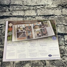 2004 Creative Memories PRECIOUS ELEMENT PRINTED VELLUM Scrapbook Paper 3 COLORS