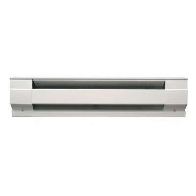 Cadet Electric Baseboard Heater Convection White Steel-Sheathed 240/208-Volt