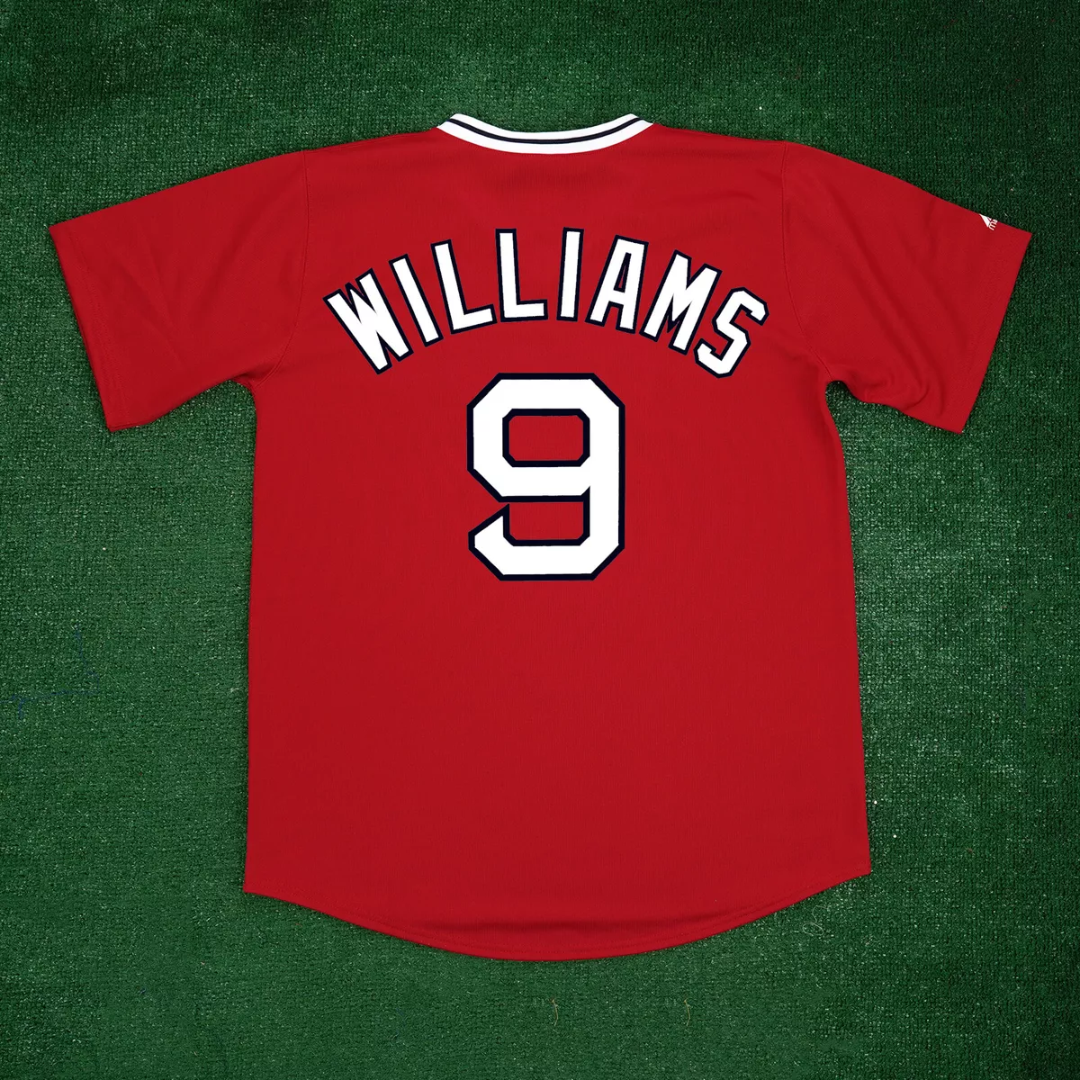 Ted Williams Boston Red Sox Red Throwback Cooperstown Men's Jersey