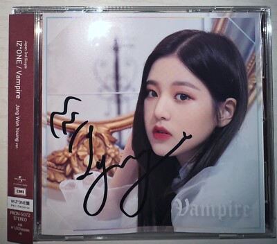 IZ*ONE Vampire Jang Wonyoung Autographed Signed Album IVE | eBay