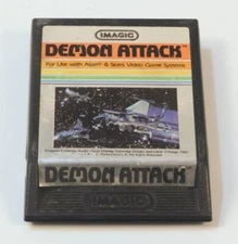 Atari 2600 Game Tested & Working Demon Attack By Imagic
