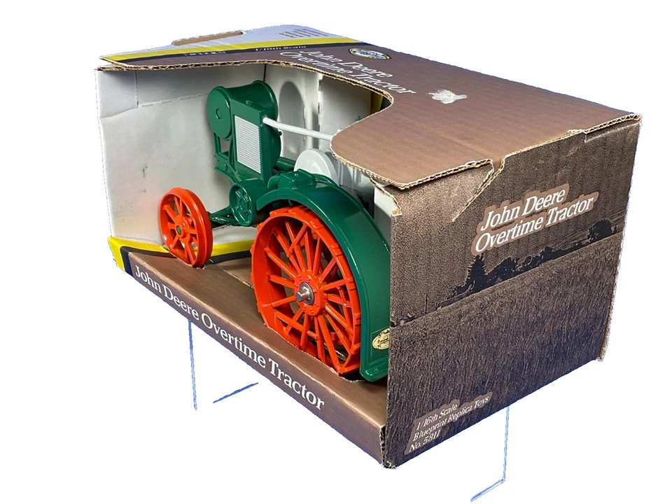 Vintage, ERTL, John Deere Overtime Tractor, #5811, 1/16, Blue Print Replica, MIB - Image 4 of 4