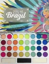 NIB BH Cosmetics TAKE ME BACK TO BRAZIL Eyeshadow Palette -35 shades! Free ship!