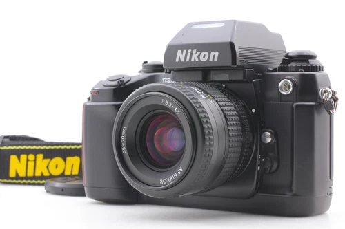 LCD Fine [Near MINT] Nikon F4 35mm Film Camera 35-70mm Zoom Lens JAPAN