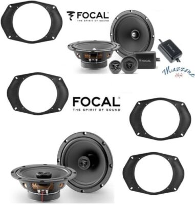 Focal Ase 165 ACX 165 Set 6 Lautsprecher Fiat Freemont Jeep Renegade 17 (Bu /