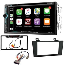 7" Apple CArplay CD Receiver Car Stereo + Kit &Camera for 2003-2006 Lincoln LS