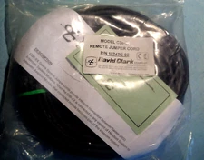 New In Package David Clark C38-50 Remote Jumper Cord Intercom Extension Cord 50'