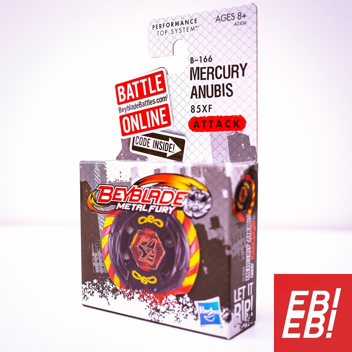 BEYBLADE HASBRO RARE Mercury Anubis Brave Ver. Metal Fusion 4D