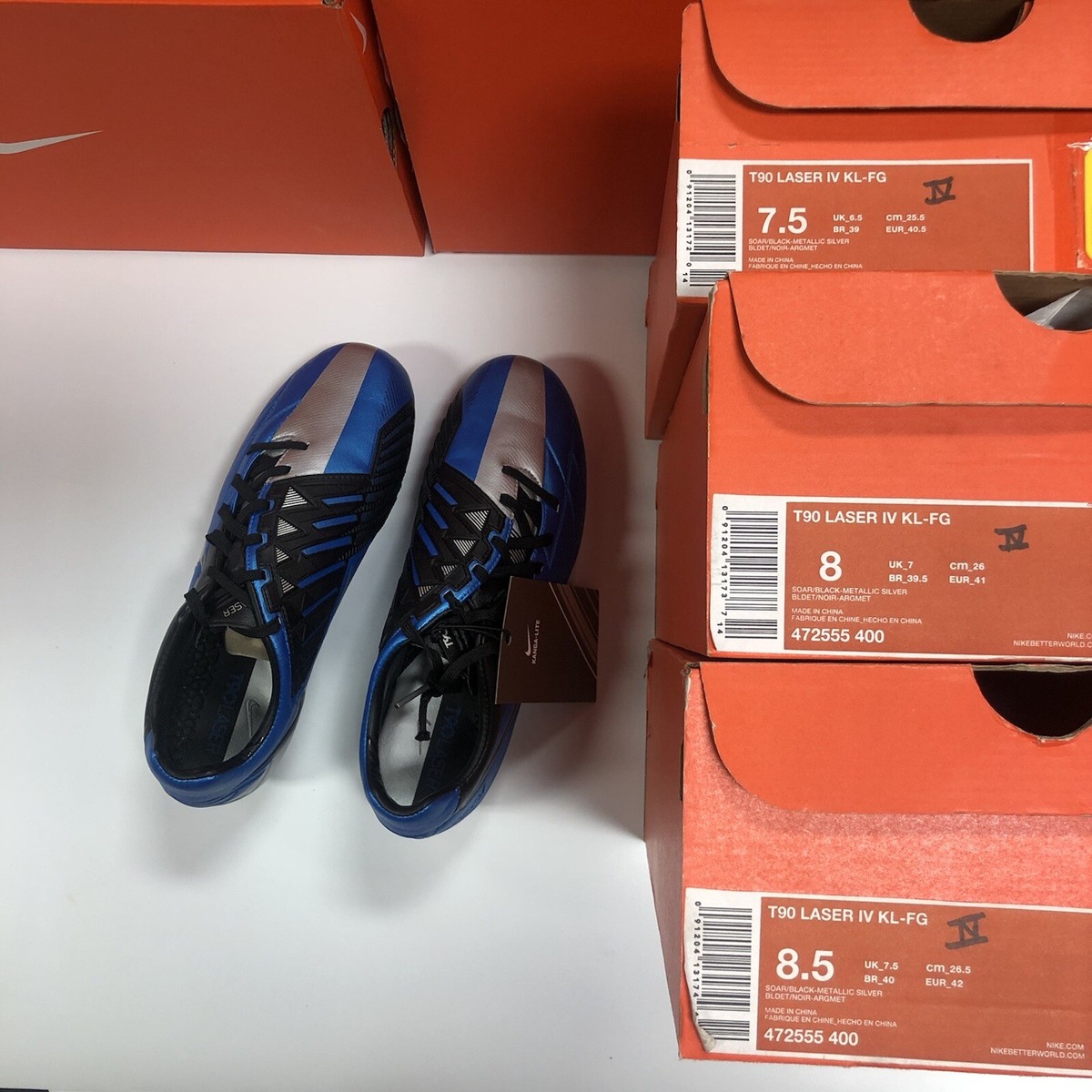 Nike Total 90 Laser IV KL FG 472555-400 RARE Kanga-Lite Limited