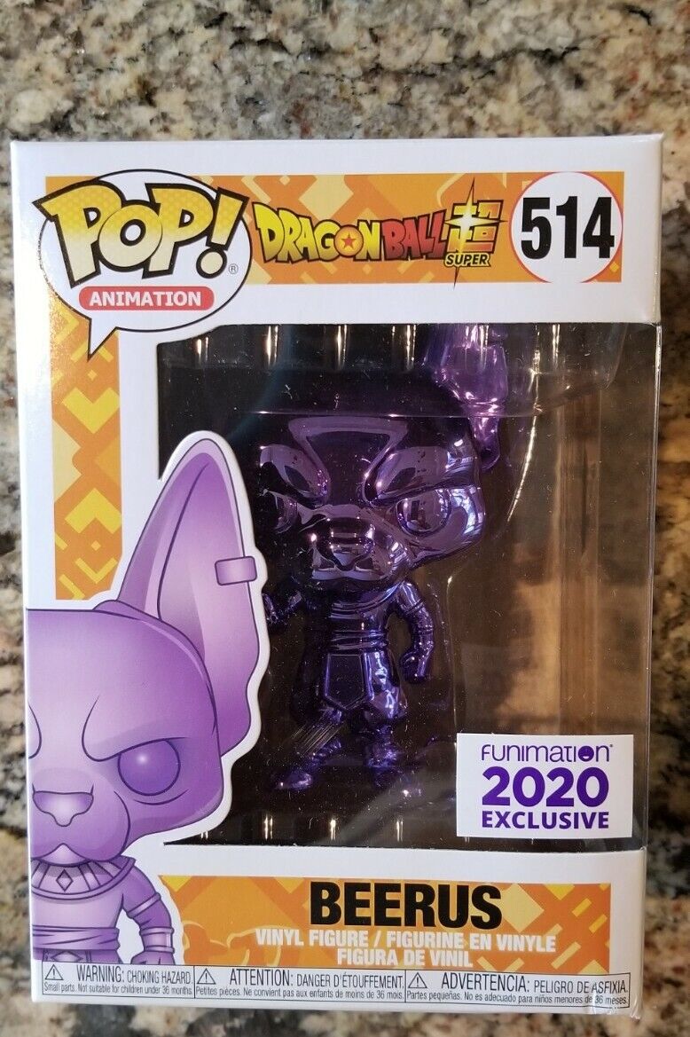 Funko Pop! Beerus 514 Metallic Funimation Exclusive | eBay Funko Pop! Beerus 514 Metallic Funimation Exclusive | eBay