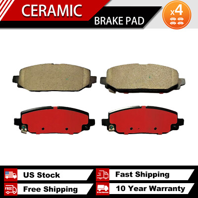 Rear Ceramic Brake Pads D2186 Fit for Jeep Wrangler 2018-2023