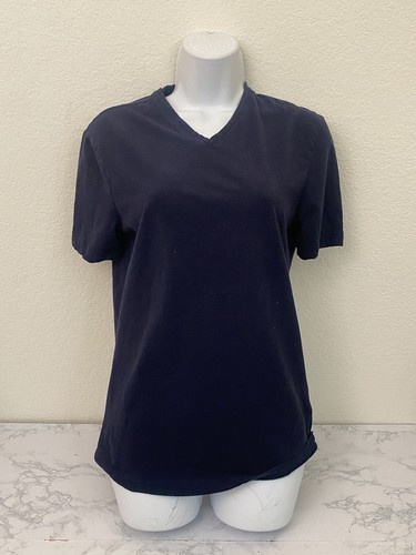 H&M Women’s S Crew T Shirt Short Sleeve Heather Gray Basic Lot Of 3 Blue Red T1 - Picture 6 of 8
