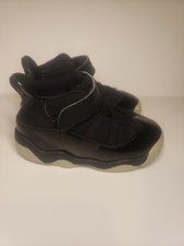 Jordan 6 Rings Black black White TD 323420 011 SIZE 8C READ 