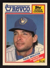 1988 Topps Revco League Leaders  #20 Paul Molitor  Milwaukee Brewers