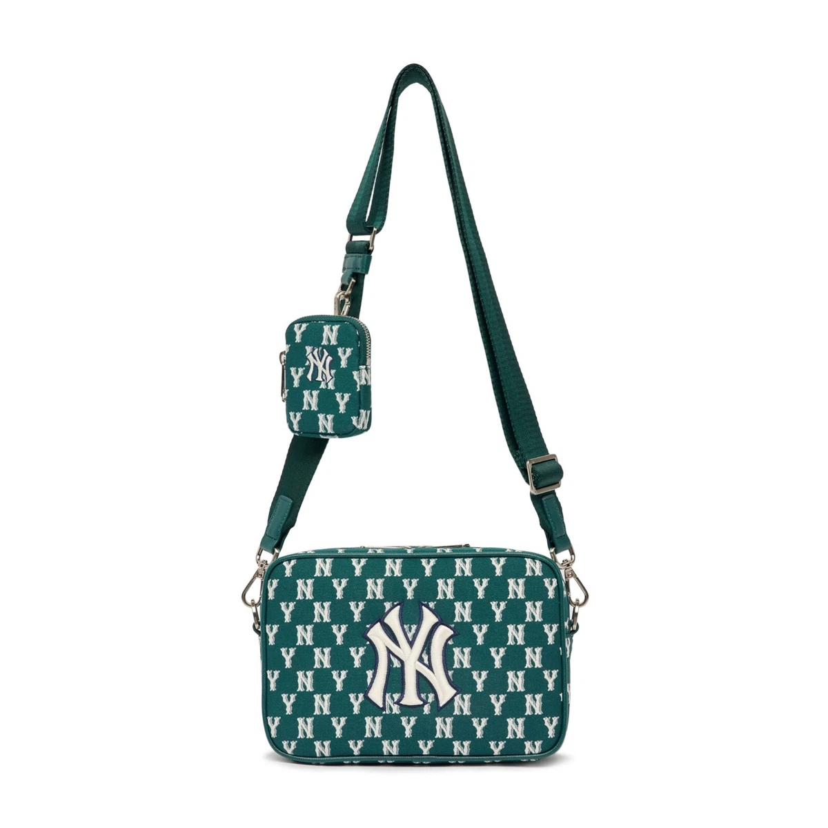 MLB Classic Monogram Jacquard Mini Crossbody Bag New York Yankees