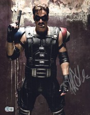 JEFFREY DEAN MORGAN WATCHMAN SIGNED 11X14 PHOTO AUTOGRAPHED BECKETT BAS COA
