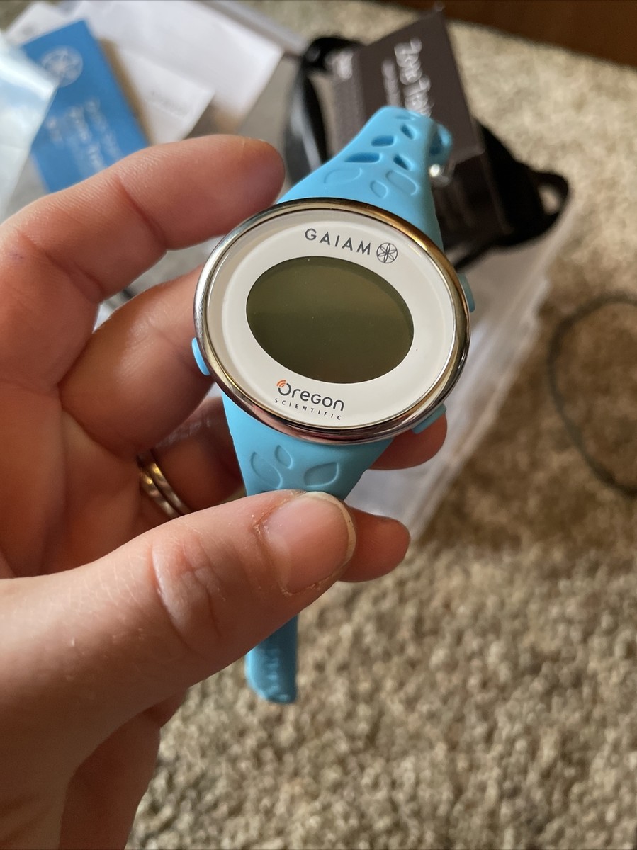 Montre Oregon Scientific SE331 Gaiam Zone Trainer 3.0 – Bleu – Neuf