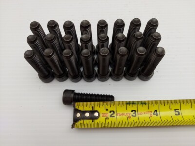 25 Pieces FKE 1/2''-13x2'' SHCS Alloy Steel Black Oxide 1/2-13 x 2