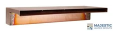 Zanardi 24" Closed Top Waterfall Spillway for Pool/Spa or Fountain in Copper