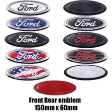 1pc new 3D Ford 150mm ABS Car Front grill Rear Bumper tail trunk sticker Emblem