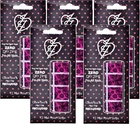 5 pack x Iron Fist - 12, Love Lace Nail Polish Strips/Stickers - Pink